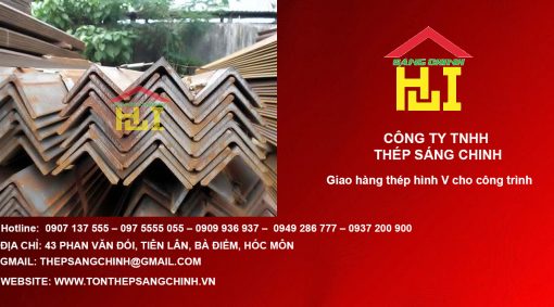 Giao Hang Thep Hinh V Cho Cong Trinh